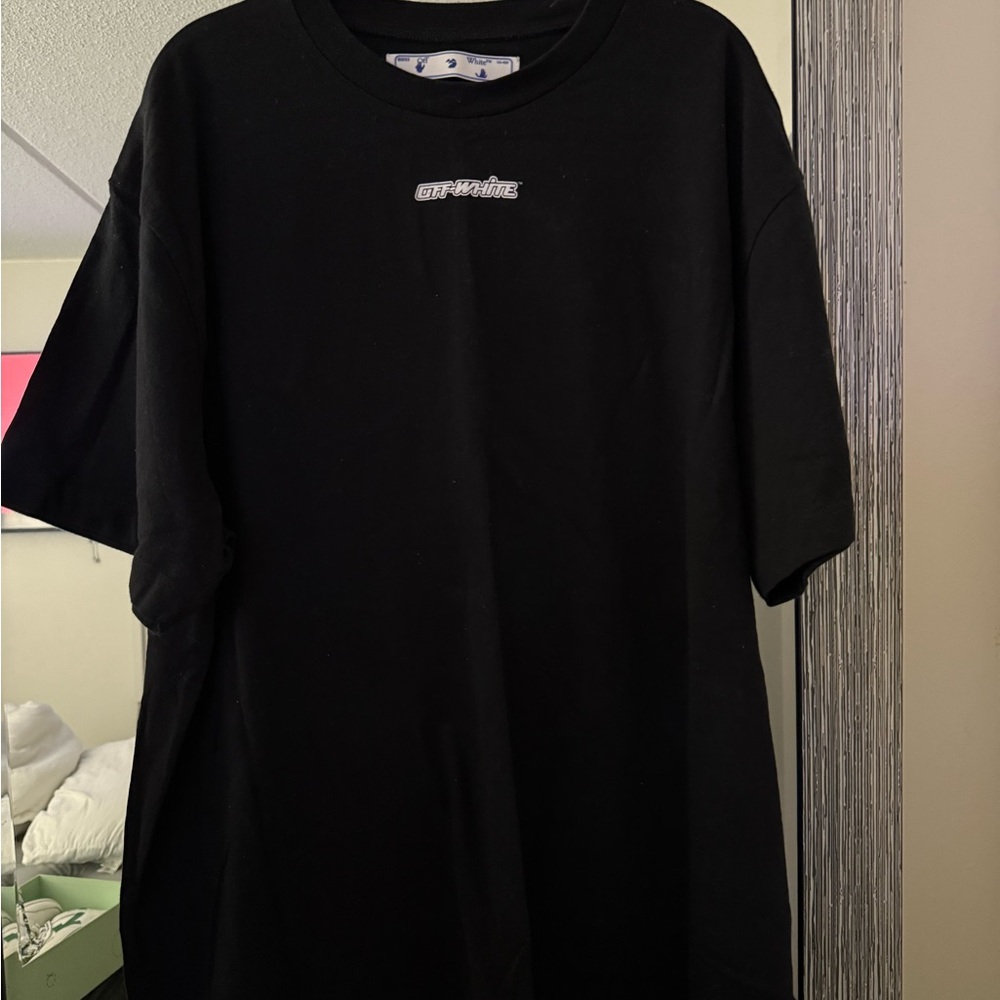 Off-White Black Short Sleeve Tee